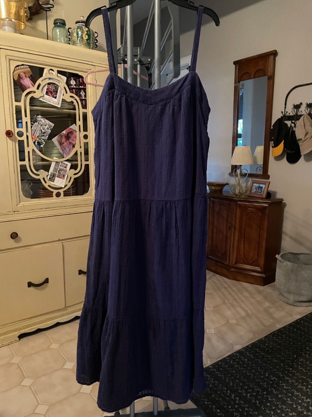 Knox Rose Navy Blue Maxi Dress